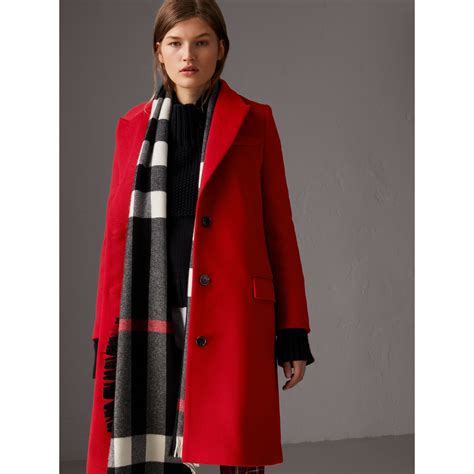 dufflecoat burberry damen|burberry wool cashmere tailored coat.